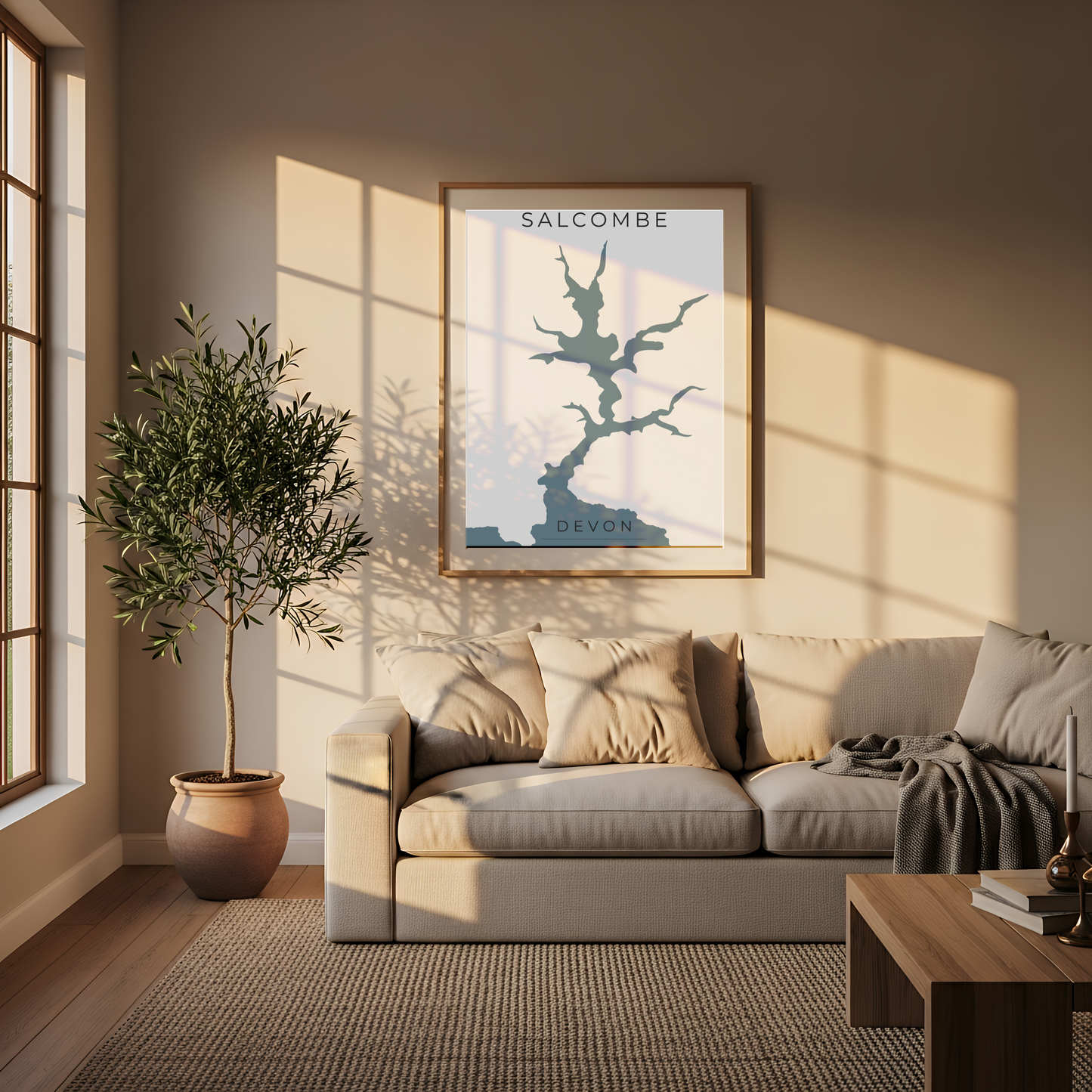 Salcombe Print - Devon, England