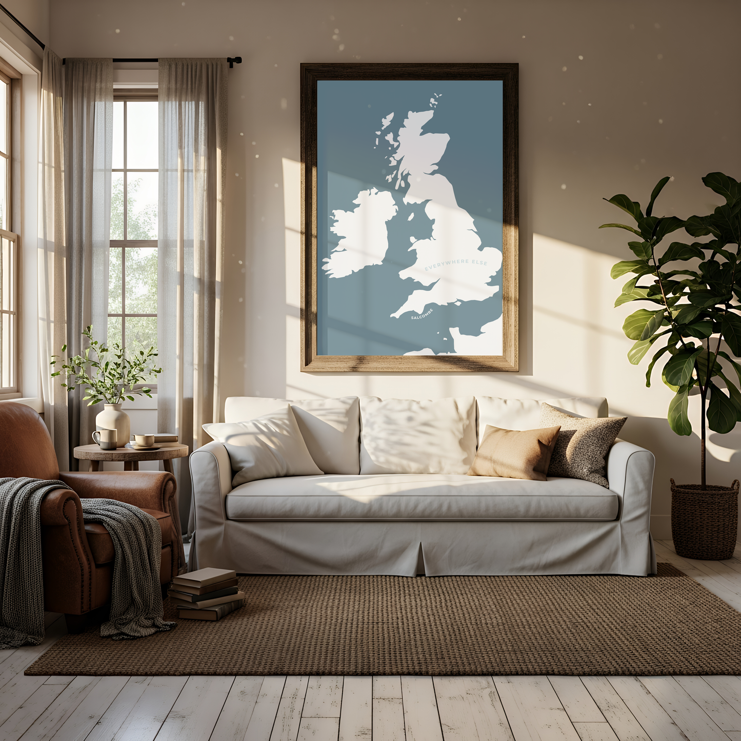 Salcombe Print - Devon, England