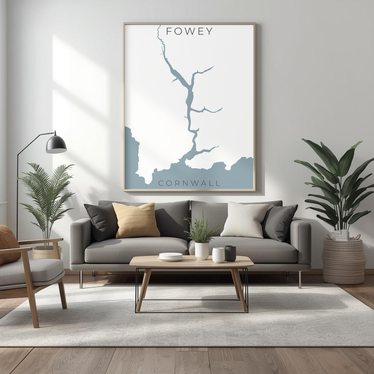 Fowey Print - Cornwall, England