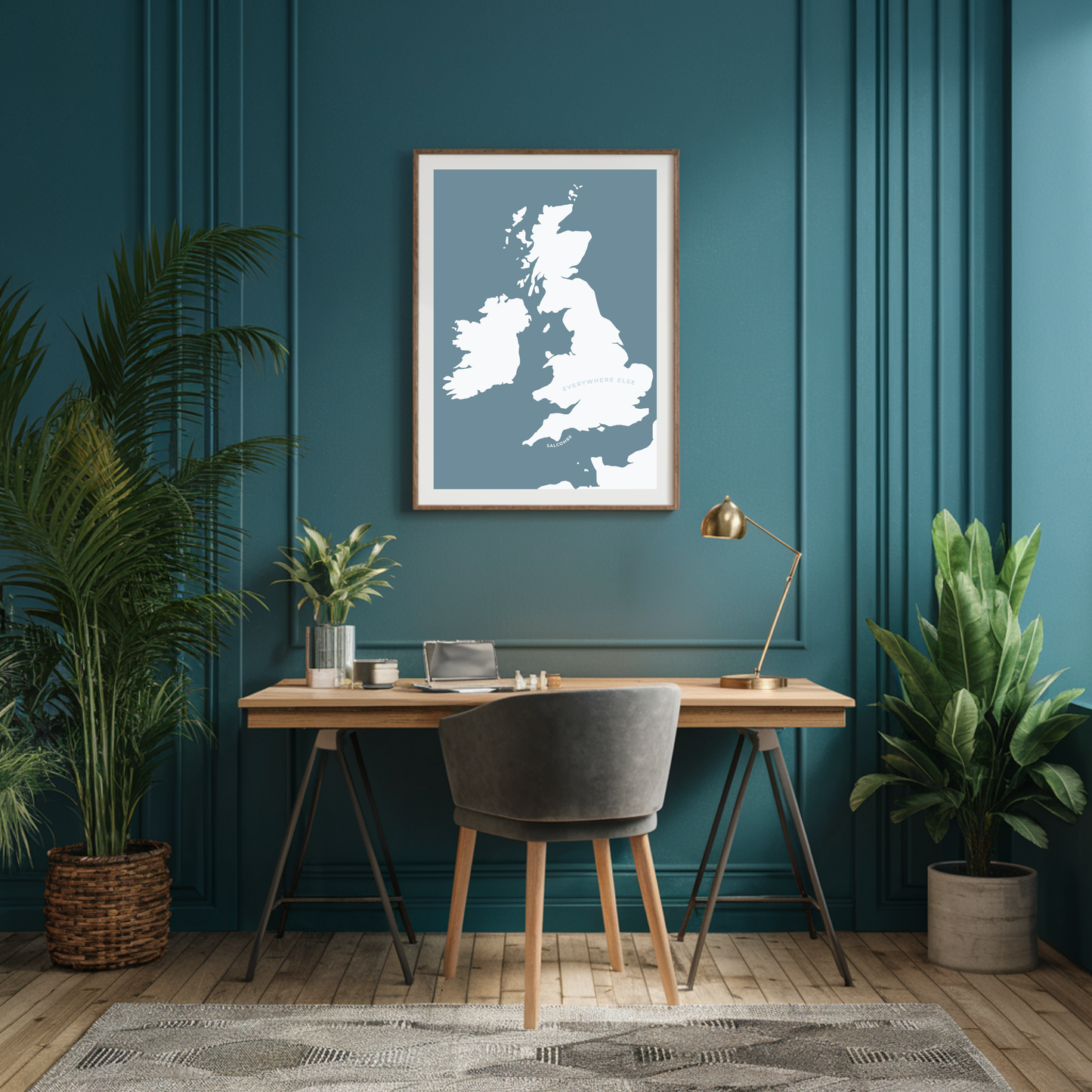 Salcombe Print - Devon, England
