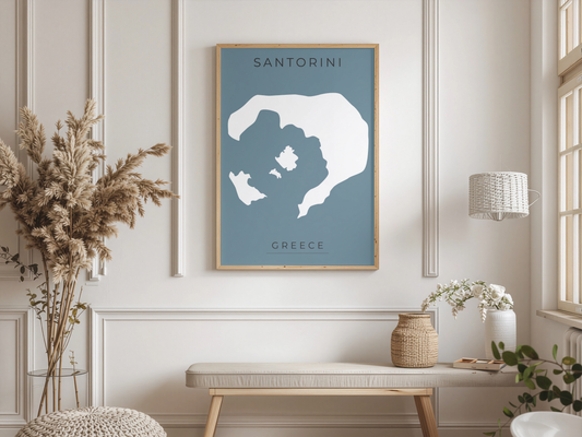 Santorini Print - Greece