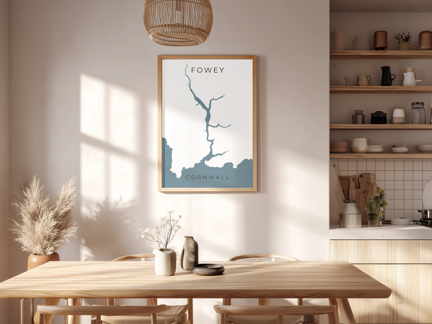 Fowey Print - Cornwall, England