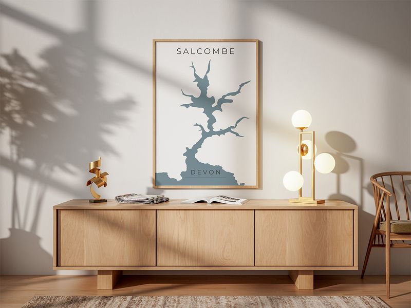 Salcombe Print - Devon, England