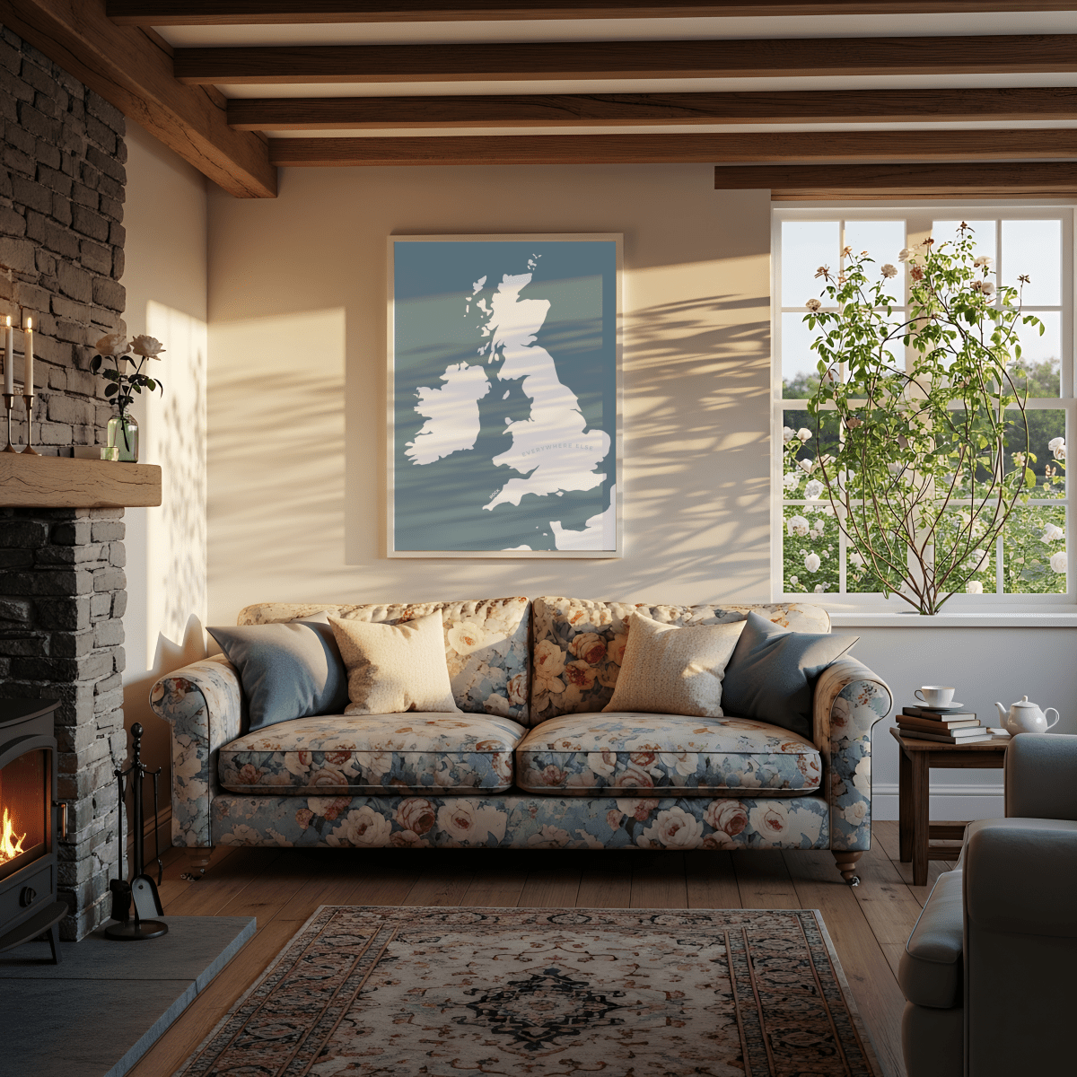 Rock Print - Cornwall, England - Place & Co