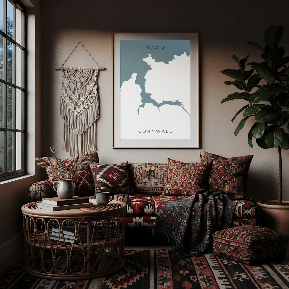 Rock Print - Cornwall, England - Place & Co