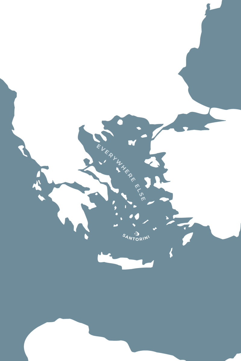 Santorini Print - Greece - Place & Co