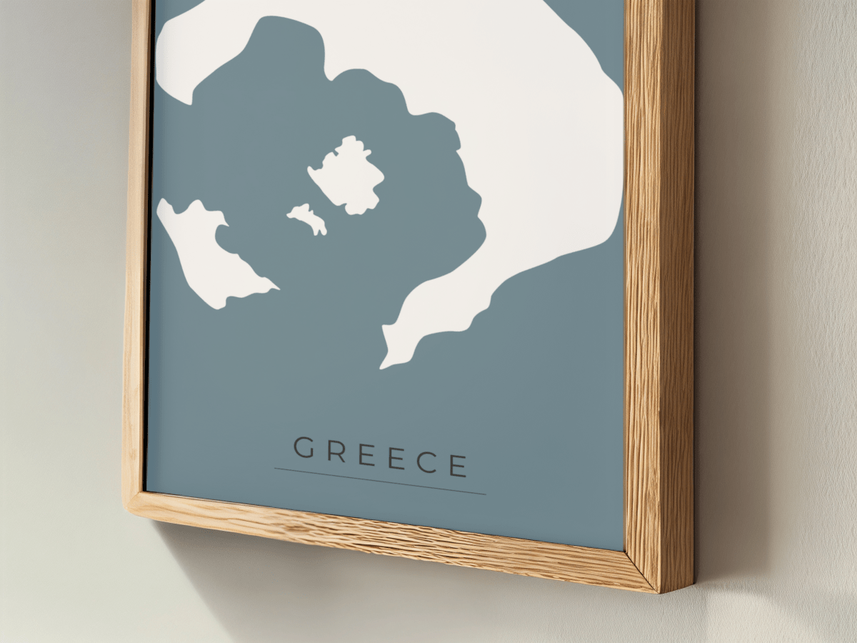 Santorini Print - Greece - Place & Co